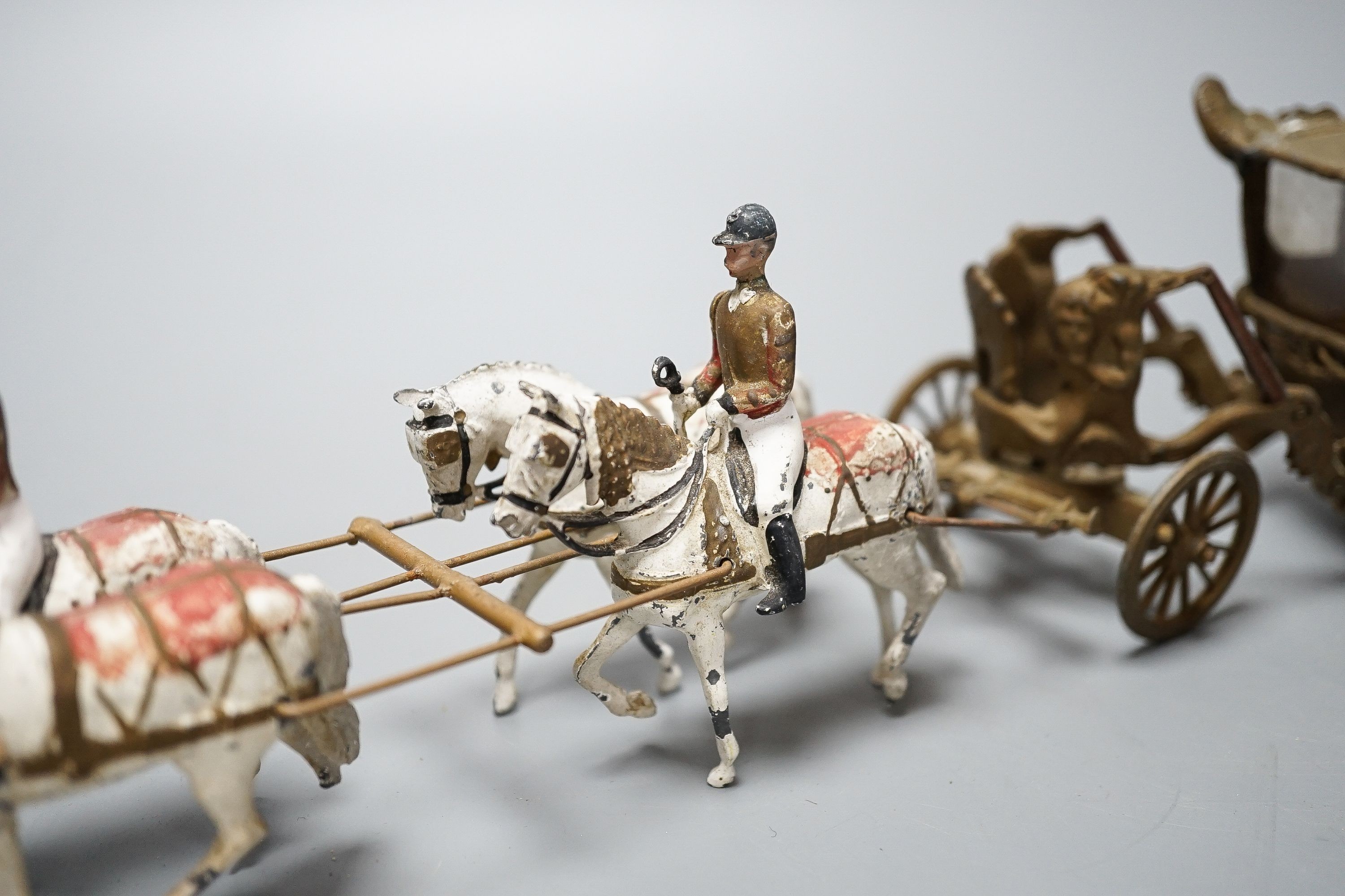 A Britains 40295 Queen Elizabeth II Coronational coach and horses, unboxed